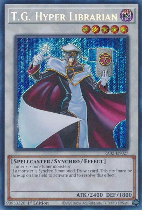 T.G. Hyper Librarian (Secret Rare) - RA02-EN027 - Secret Rare