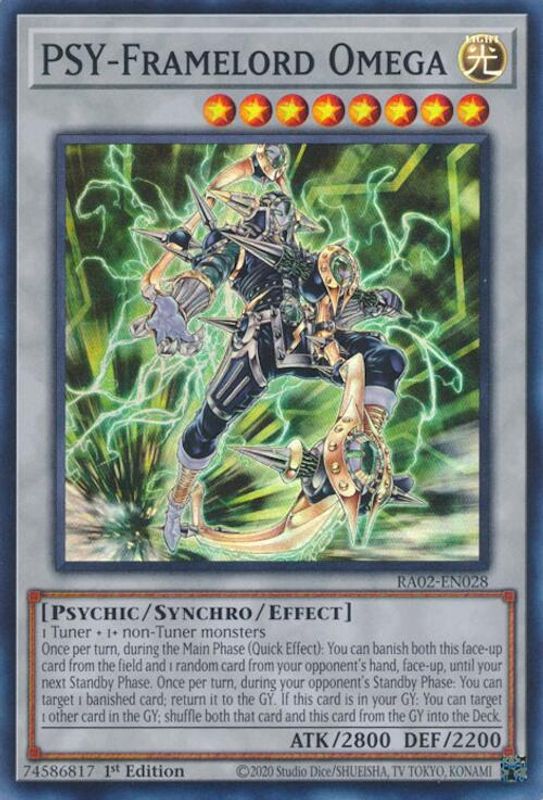 PSY-Framelord Omega - RA02-EN028 - Super Rare