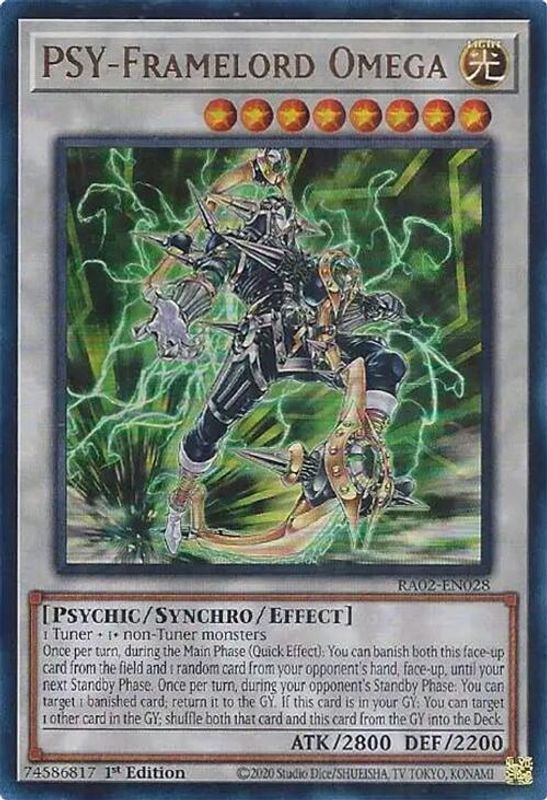 PSY-Framelord Omega (UR) - RA02-EN028 - Ultra Rare