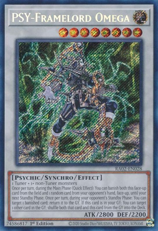 PSY-Framelord Omega (Secret Rare) - RA02-EN028 - Secret Rare