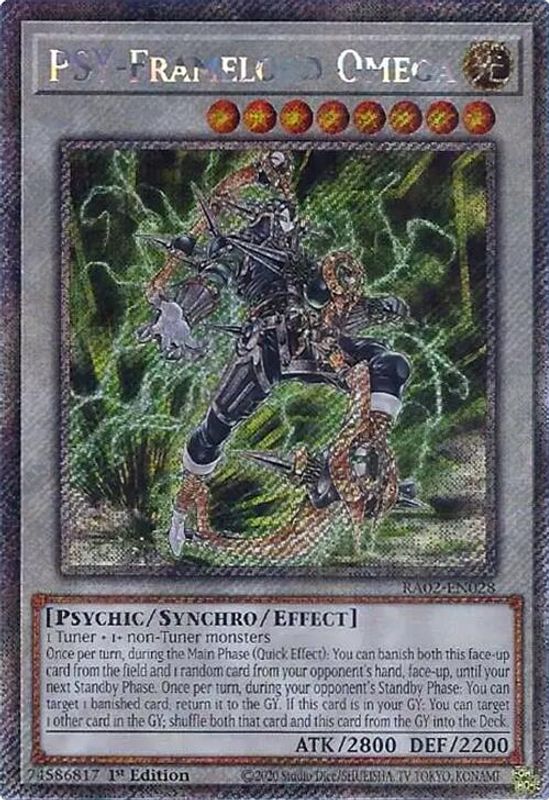 PSY-Framelord Omega (Platinum Secret Rare) - RA02-EN028 - Platinum Secret Rare