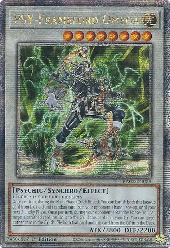 PSY-Framelord Omega (Quarter Century Secret Rare) - RA02-EN028 - Quarter Century Secret Rare