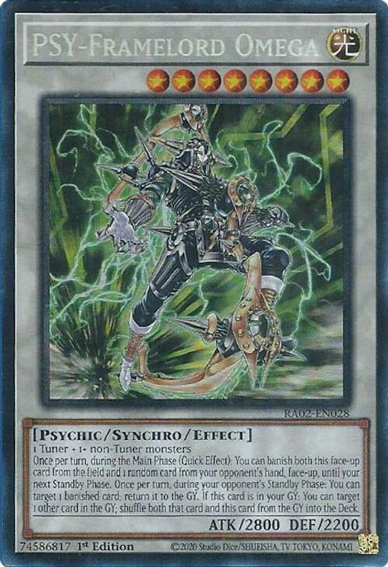 PSY-Framelord Omega (PCR) - RA02-EN028 - Prismatic Collector's Rare