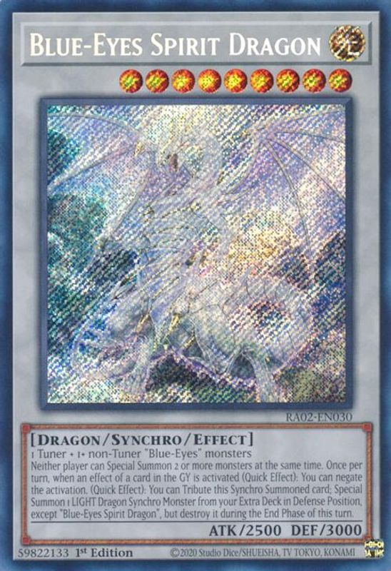 Blue-Eyes Spirit Dragon (Secret Rare) - RA02-EN030 - Secret Rare