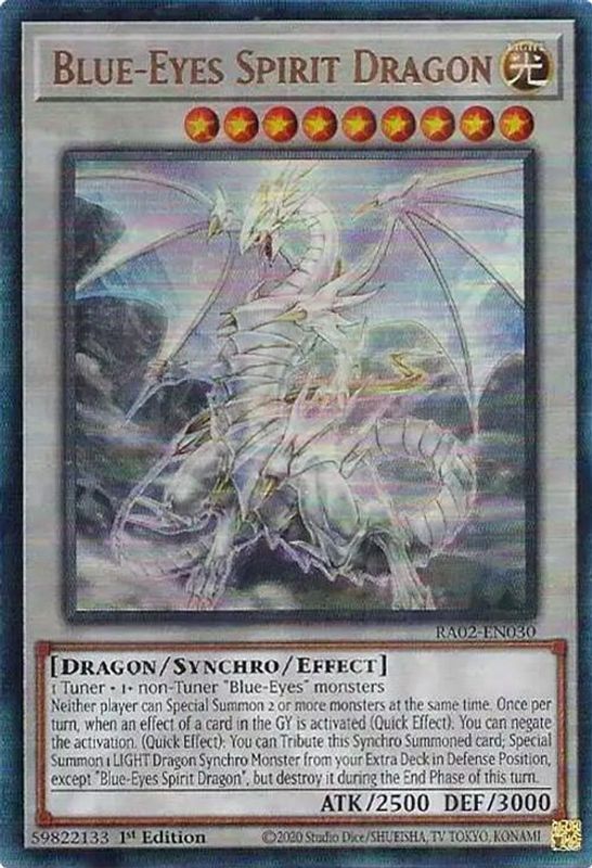 Blue-Eyes Spirit Dragon (PUR) - RA02-EN030 - Prismatic Ultimate Rare