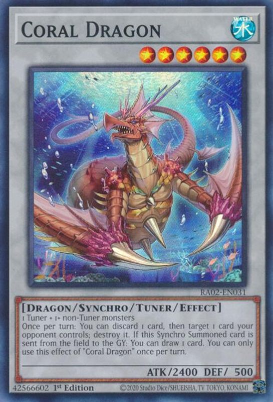 Coral Dragon - RA02-EN031 - Super Rare