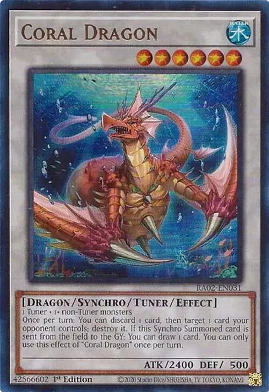 Coral Dragon (UR) - RA02-EN031 - Ultra Rare