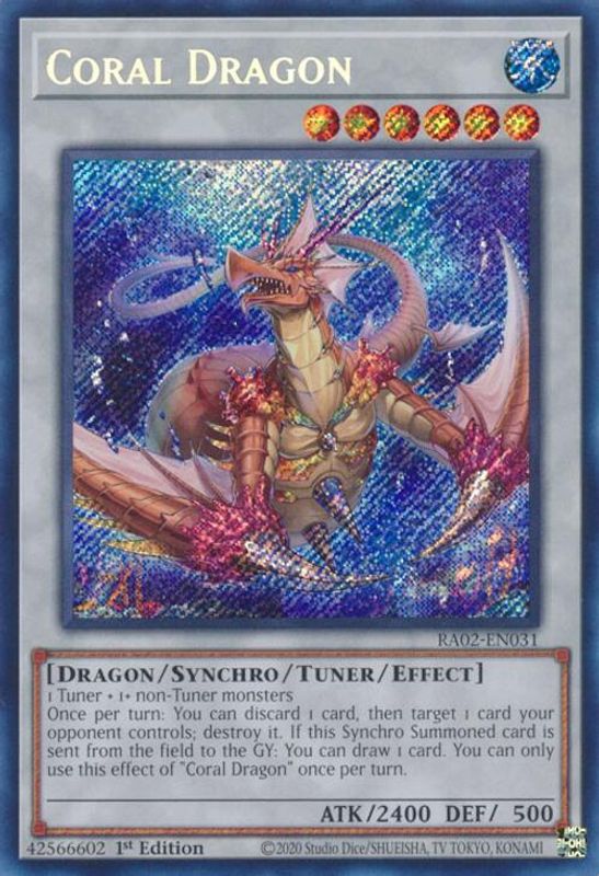 Coral Dragon (Secret Rare) - RA02-EN031 - Secret Rare