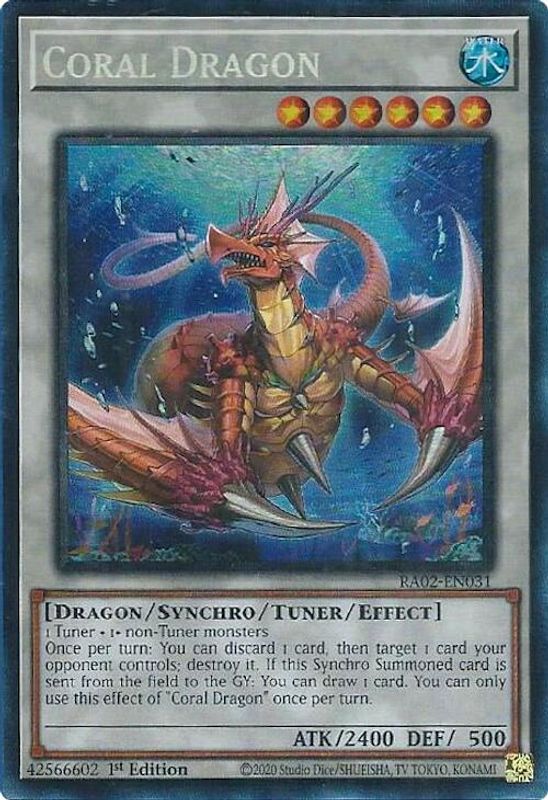 Coral Dragon (PCR) - RA02-EN031 - Prismatic Collector's Rare