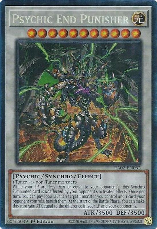 Psychic End Punisher (PCR) - RA02-EN032 - Prismatic Collector's Rare