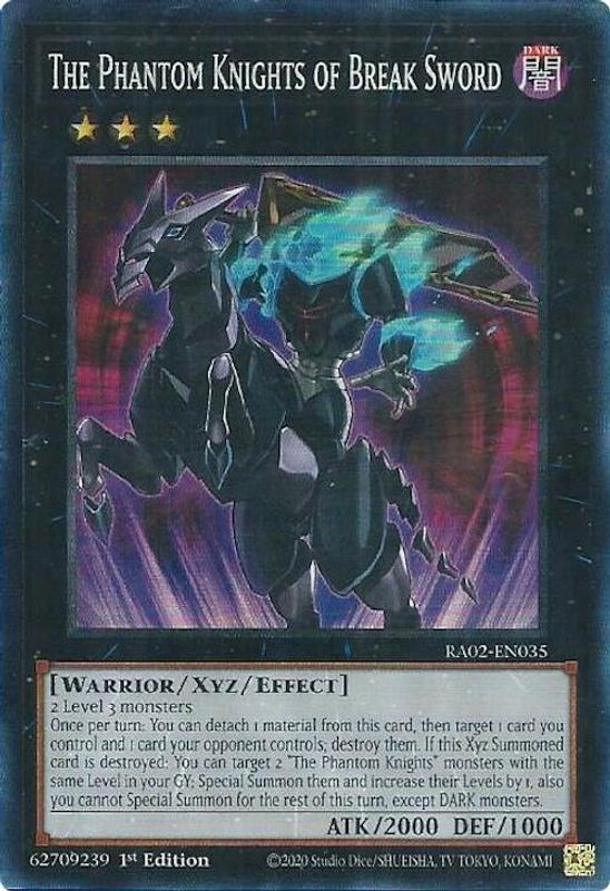 The Phantom Knights of Break Sword (PCR) - RA02-EN035 - Prismatic Collector's Rare