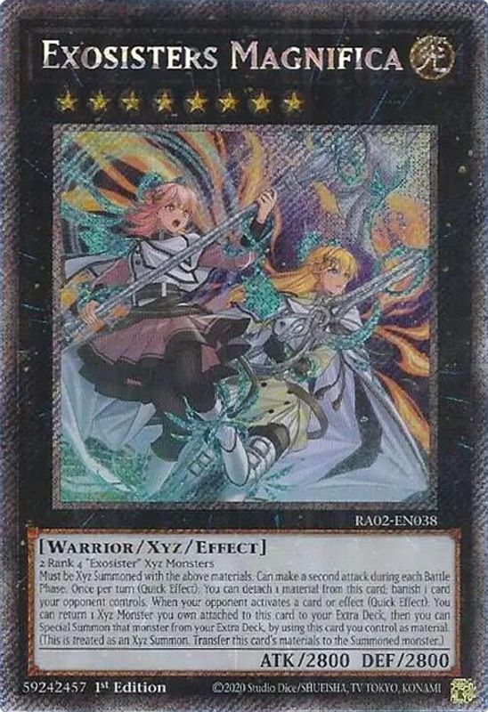 Exosisters Magnifica (Platinum Secret Rare) - RA02-EN038 - Platinum Secret Rare