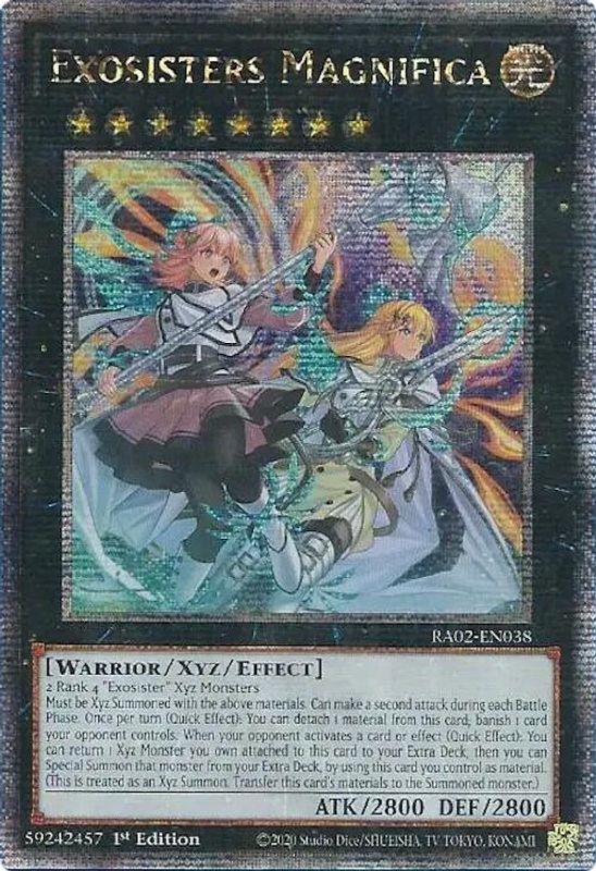 Exosisters Magnifica (Quarter Century Secret Rare) - RA02-EN038 - Quarter Century Secret Rare