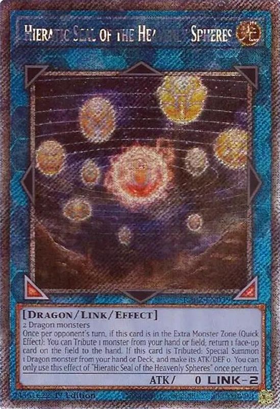 Hieratic Seal of the Heavenly Spheres (Platinum Secret Rare) - RA02-EN039 - Platinum Secret Rare