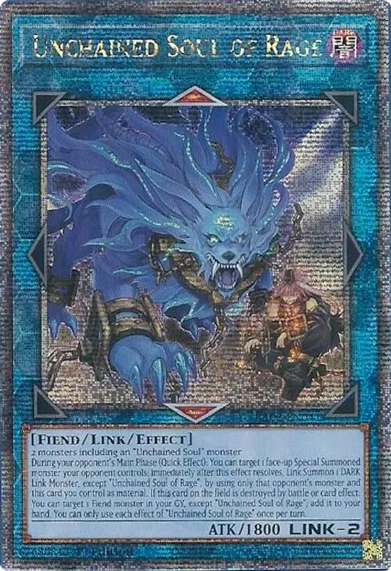 Unchained Soul of Rage (Quarter Century Secret Rare) - RA02-EN041 - Quarter Century Secret Rare