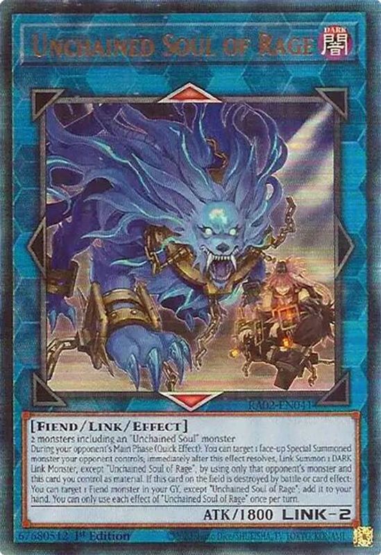 Unchained Soul of Rage (PUR) - RA02-EN041 - Prismatic Ultimate Rare