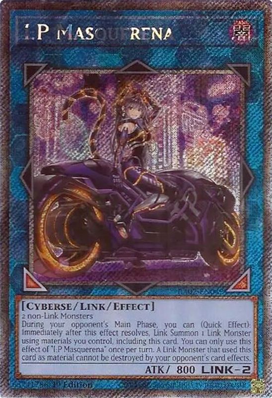 I:P Masquerena (Alternate Art) (Platinum Secret Rare) - RA02-EN042 - Platinum Secret Rare