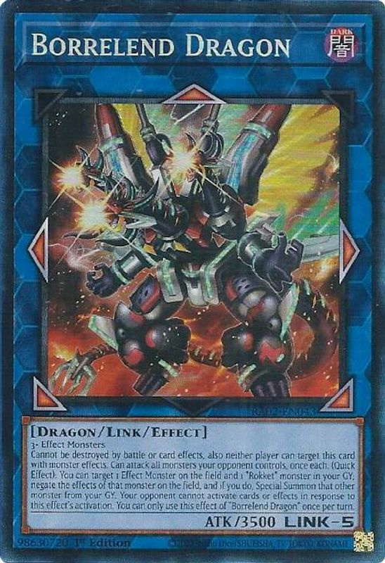 Borrelend Dragon (PCR) - RA02-EN043 - Prismatic Collector's Rare