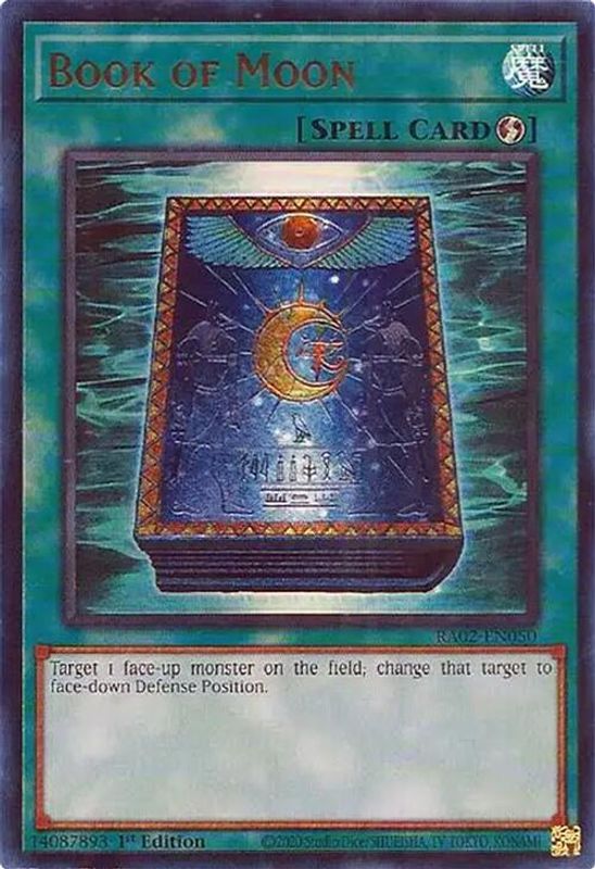 Book of Moon (UR) - RA02-EN050 - Ultra Rare