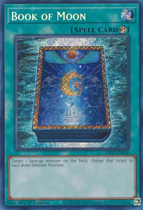 Book of Moon (Secret Rare) - RA02-EN050 - Secret Rare