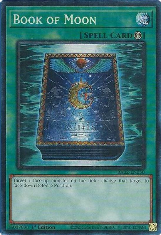 Book of Moon (PCR) - RA02-EN050 - Prismatic Collector's Rare