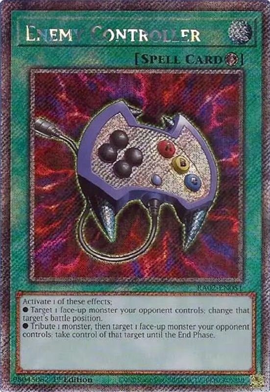 Enemy Controller (Platinum Secret Rare) - RA02-EN051 - Platinum Secret Rare