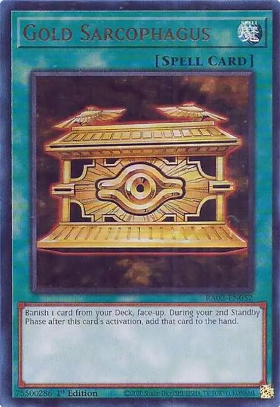 Gold Sarcophagus (UR) - RA02-EN052 - Ultra Rare