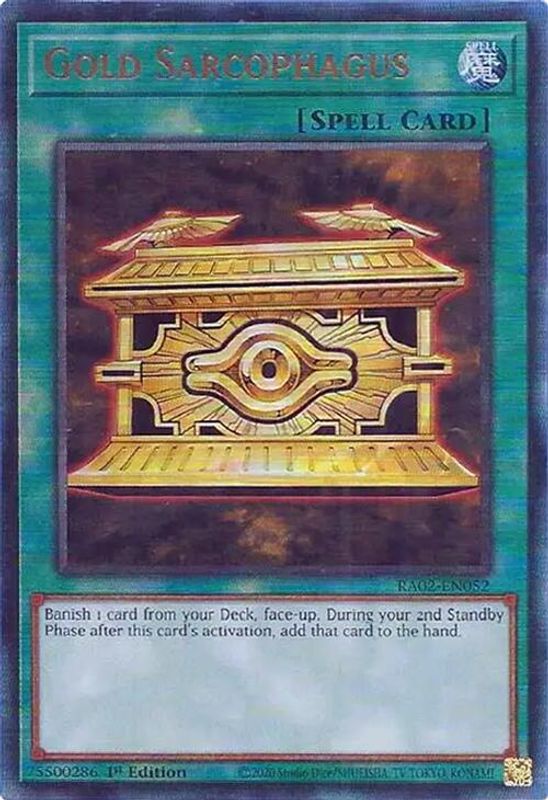 Gold Sarcophagus (PUR) - RA02-EN052 - Prismatic Ultimate Rare