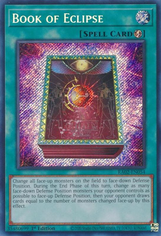 Book of Eclipse (Secret Rare) - RA02-EN054 - Secret Rare