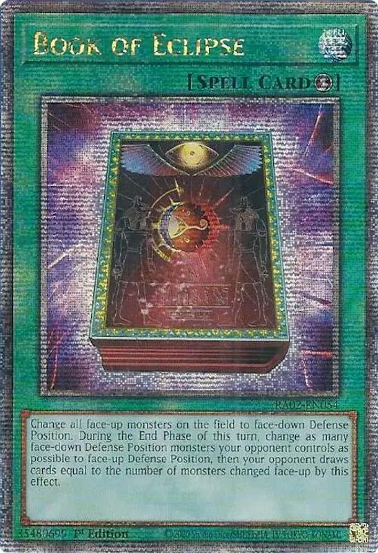 Book of Eclipse (Quarter Century Secret Rare) - RA02-EN054 - Quarter Century Secret Rare