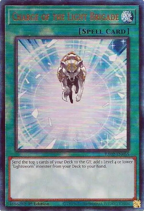 Charge of the Light Brigade (PUR) - RA02-EN055 - Prismatic Ultimate Rare