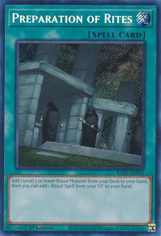 Preparation of Rites (Secret Rare) - RA02-EN056 - Secret Rare