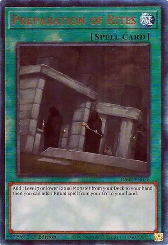 Preparation of Rites (PUR) - RA02-EN056 - Prismatic Ultimate Rare