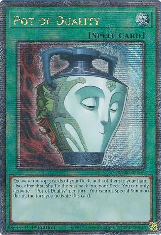 Pot of Duality (Quarter Century Secret Rare) - RA02-EN057 - Quarter Century Secret Rare