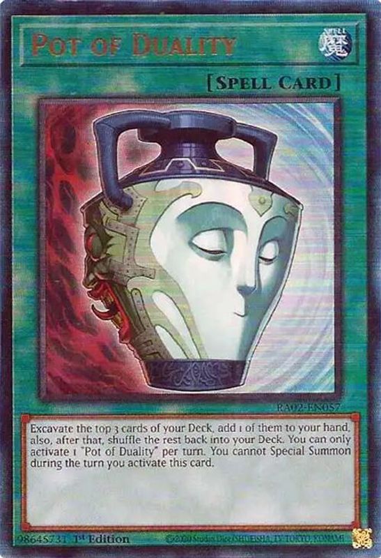 Pot of Duality (PUR) - RA02-EN057 - Prismatic Ultimate Rare