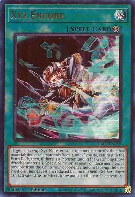 Xyz Encore (UR) - RA02-EN059 - Ultra Rare