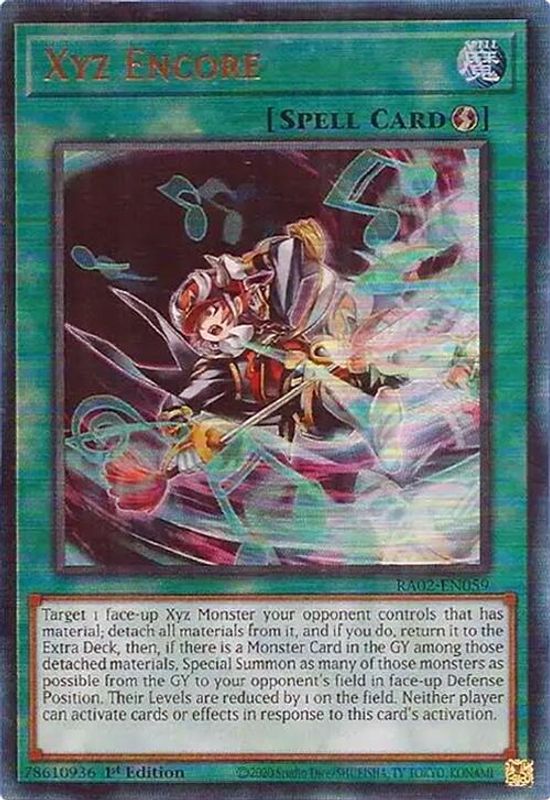 Xyz Encore (PUR) - RA02-EN059 - Prismatic Ultimate Rare