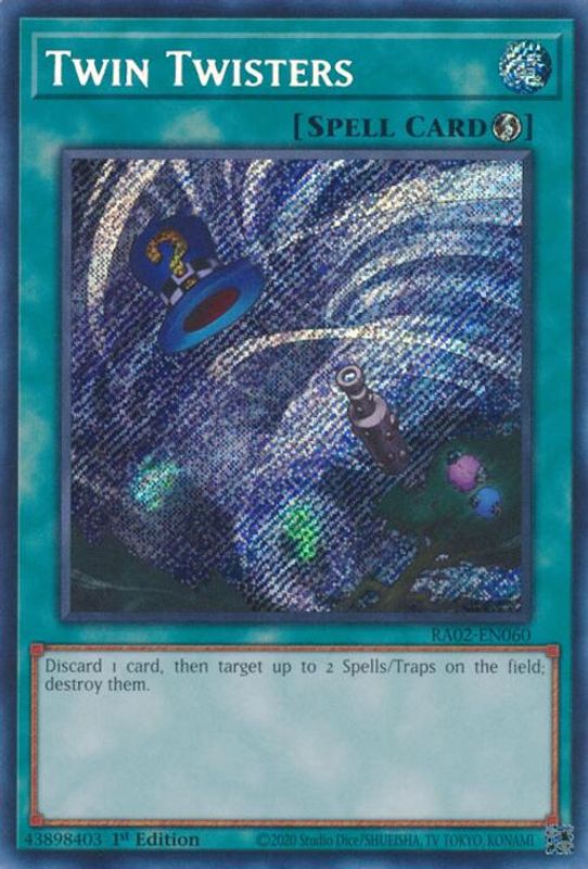 Twin Twisters (Secret Rare) - RA02-EN060 - Secret Rare