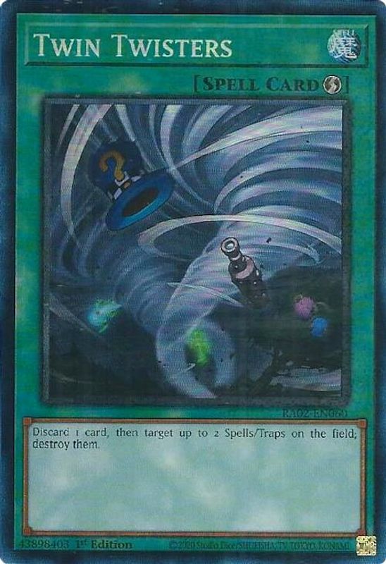 Twin Twisters (PCR) - RA02-EN060 - Prismatic Collector's Rare