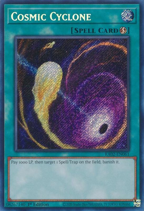 Cosmic Cyclone (Secret Rare) - RA02-EN061 - Secret Rare