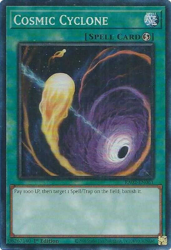 Cosmic Cyclone (PCR) - RA02-EN061 - Prismatic Collector's Rare