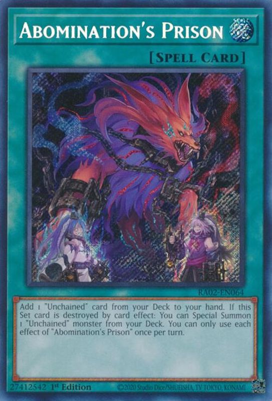 Abomination's Prison (Secret Rare) - RA02-EN064 - Secret Rare