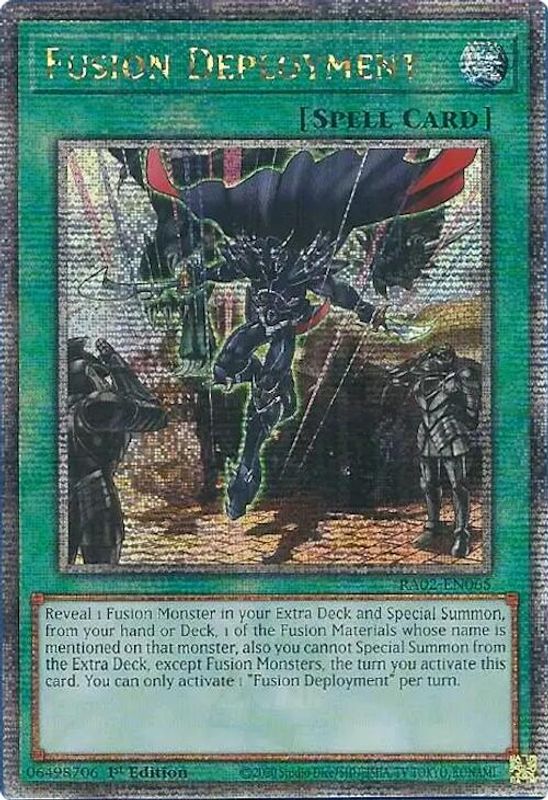 Fusion Deployment (Quarter Century Secret Rare) - RA02-EN065 - Quarter Century Secret Rare