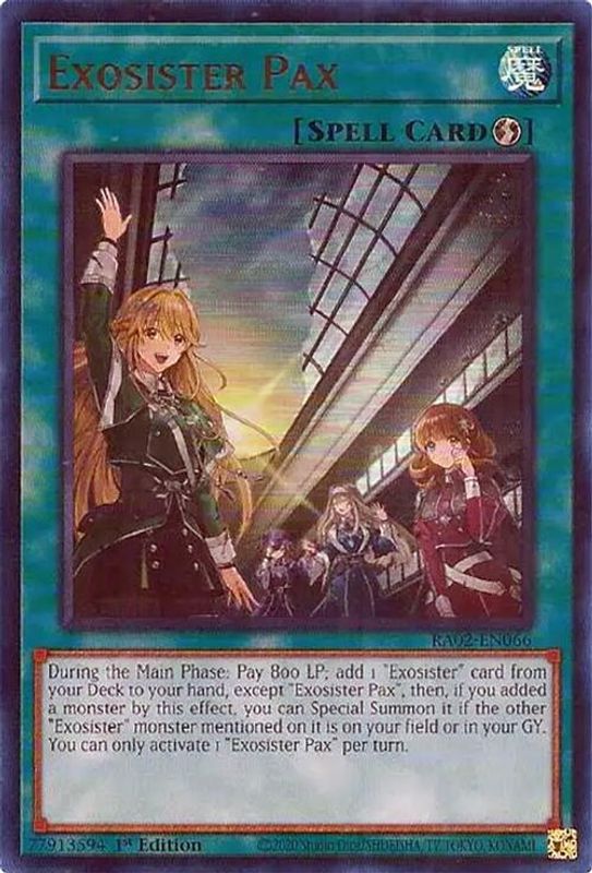 Exosister Pax (UR) - RA02-EN066 - Ultra Rare