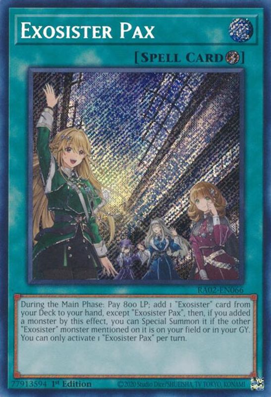 Exosister Pax (Secret Rare) - RA02-EN066 - Secret Rare