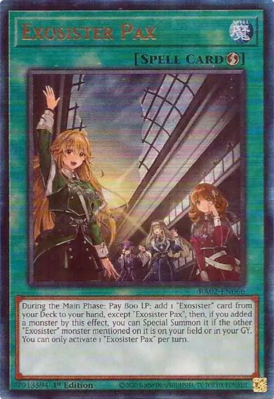 Exosister Pax (PUR) - RA02-EN066 - Prismatic Ultimate Rare