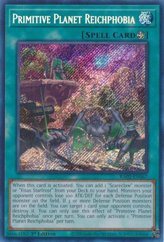 Primitive Planet Reichphobia (Secret Rare) - RA02-EN067 - Secret Rare