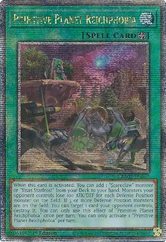 Primitive Planet Reichphobia (Quarter Century Secret Rare) - RA02-EN067 - Quarter Century Secret Rare