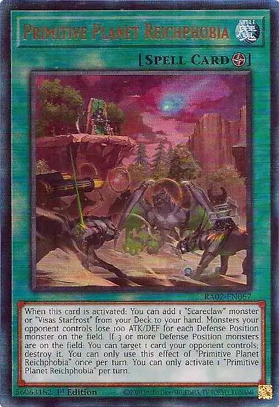 Primitive Planet Reichphobia (PUR) - RA02-EN067 - Prismatic Ultimate Rare