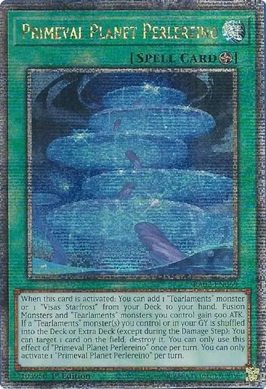 Primeval Planet Perlereino (Quarter Century Secret Rare) - RA02-EN069 - Quarter Century Secret Rare